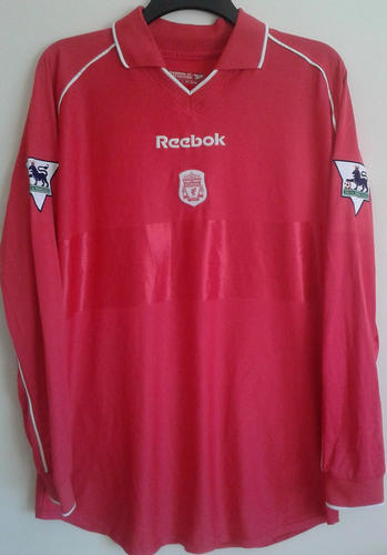 maillot de foot liverpool fc domicile 2000-2002 rétro