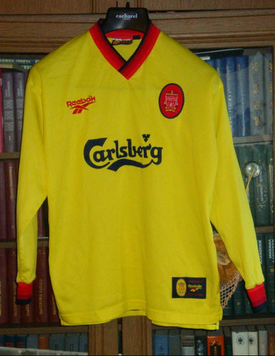 maillot de foot liverpool fc exterieur 1997-1999 rétro
