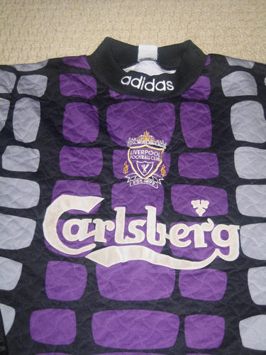 maillot de foot liverpool fc gardien 1994-1995 rétro