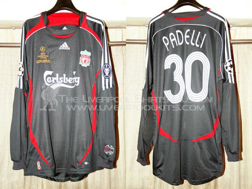 maillot de foot liverpool fc gardien 2006-2007 rétro