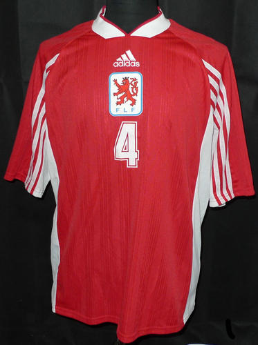 maillot de foot luxembourg domicile 1998-2000 rétro
