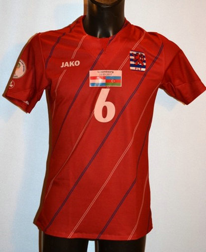 maillot de foot luxembourg domicile 2012-2013 rétro