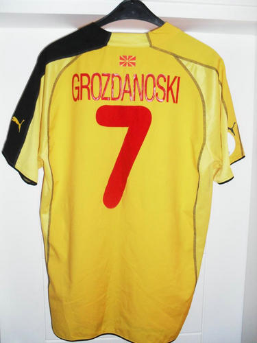 maillot de foot macédoine du nord exterieur 2006-2008 pas cher