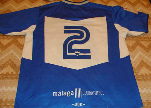 maillot de foot málaga cf domicile 2006-2007 rétro