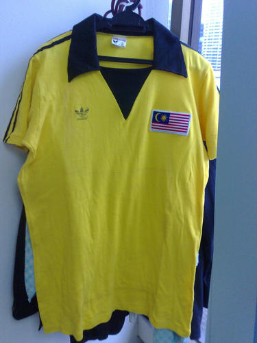 maillot de foot malaisie domicile 1980-1984 rétro