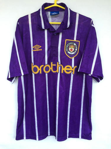 maillot de foot manchester city exterieur 1992-1994 rétro