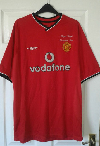 maillot de foot manchester united domicile 2000-2002 pas cher