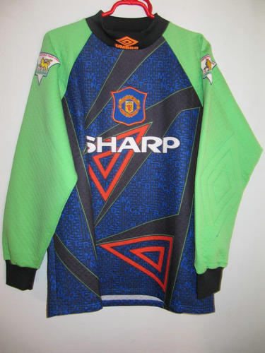 maillot de foot manchester united gardien 1994-1996 rétro