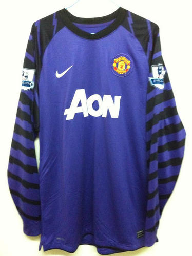 maillot de foot manchester united gardien 2010-2011 rétro