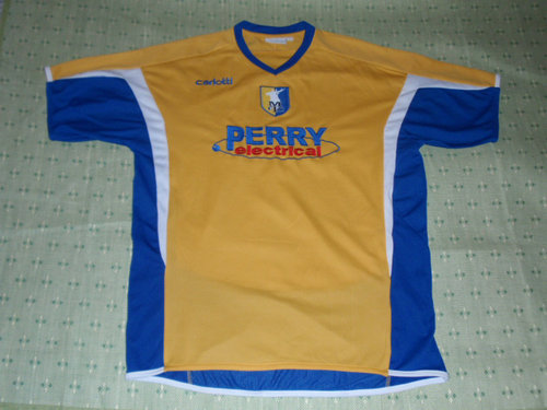 maillot de foot mansfield town fc domicile 2006-2007 rétro