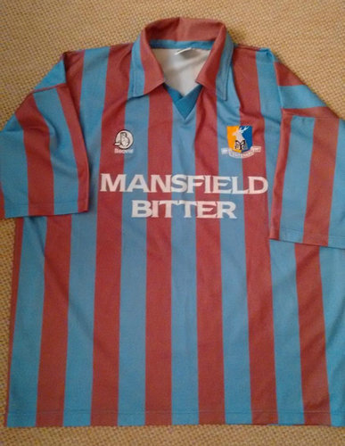 maillot de foot mansfield town fc third 1997-1998 rétro