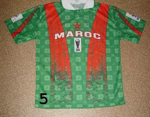 maillot de foot maroc particulier 1997-1999 pas cher