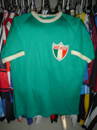 maillot de foot mexique domicile 1974 rétro