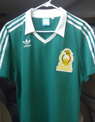 maillot de foot mexique domicile 1986 rétro