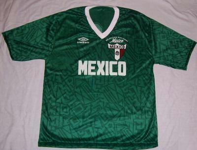 maillot de foot mexique domicile 1990-1991 rétro