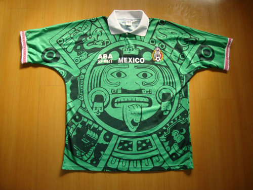 maillot de foot mexique domicile 1998 rétro