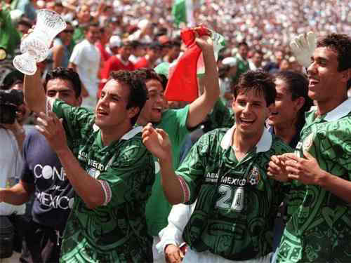 maillot de foot mexique domicile 1998 rétro