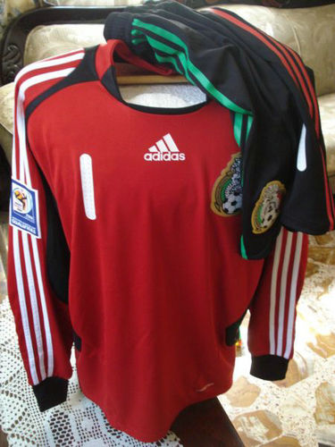 maillot de foot mexique gardien 2008-2009 rétro