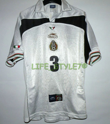 maillot de foot mexique third 2000-2001 rétro