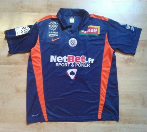 maillot de foot montpellier hsc domicile 2010-2011 rétro