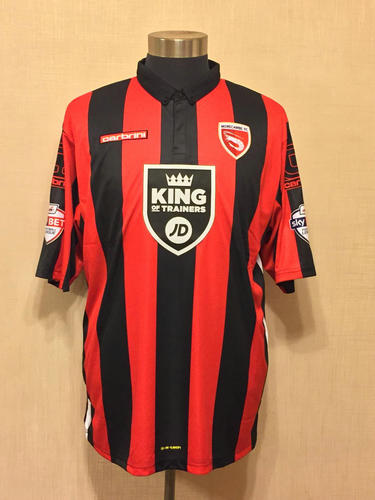 maillot de foot morecambe fc domicile 2015-2016 rétro