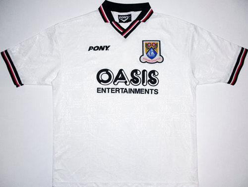 maillot de foot morecambe fc exterieur 1997-1998 rétro