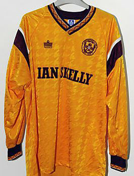 maillot de foot motherwell fc domicile 1990-1991 rétro