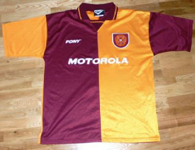 maillot de foot motherwell fc domicile 1996-1998 rétro