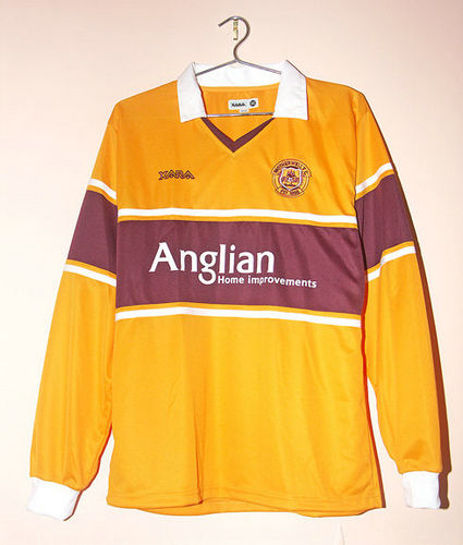 maillot de foot motherwell fc domicile 2006-2007 rétro