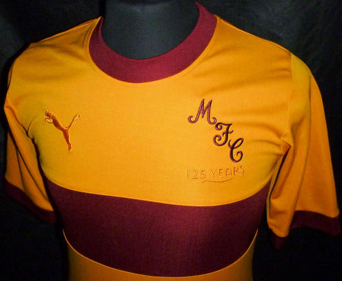 maillot de foot motherwell fc particulier 2011 rétro