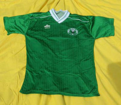 maillot de foot nigeria domicile 1986-1987 rétro