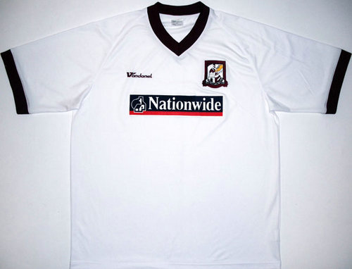 maillot de foot northampton town fc exterieur 2006-2007 rétro