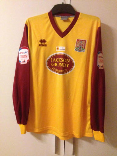 maillot de foot northampton town fc exterieur 2011-2012 rétro