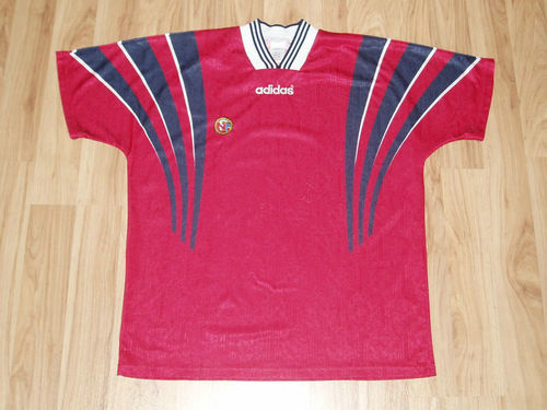 maillot de foot norvège domicile 1996-1997 rétro