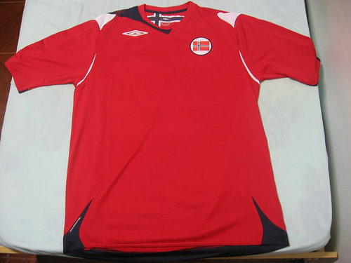 maillot de foot norvège domicile 2008-2009 rétro