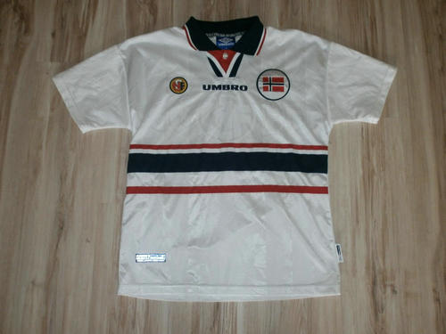 maillot de foot norvège exterieur 1998-2000 rétro