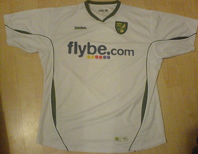 maillot de foot norwich city exterieur 2006-2008 rétro