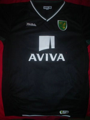 maillot de foot norwich city exterieur 2008-2009 rétro