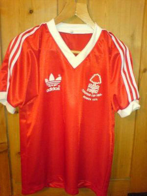 maillot de foot nottingham forest domicile 1977-1981 rétro