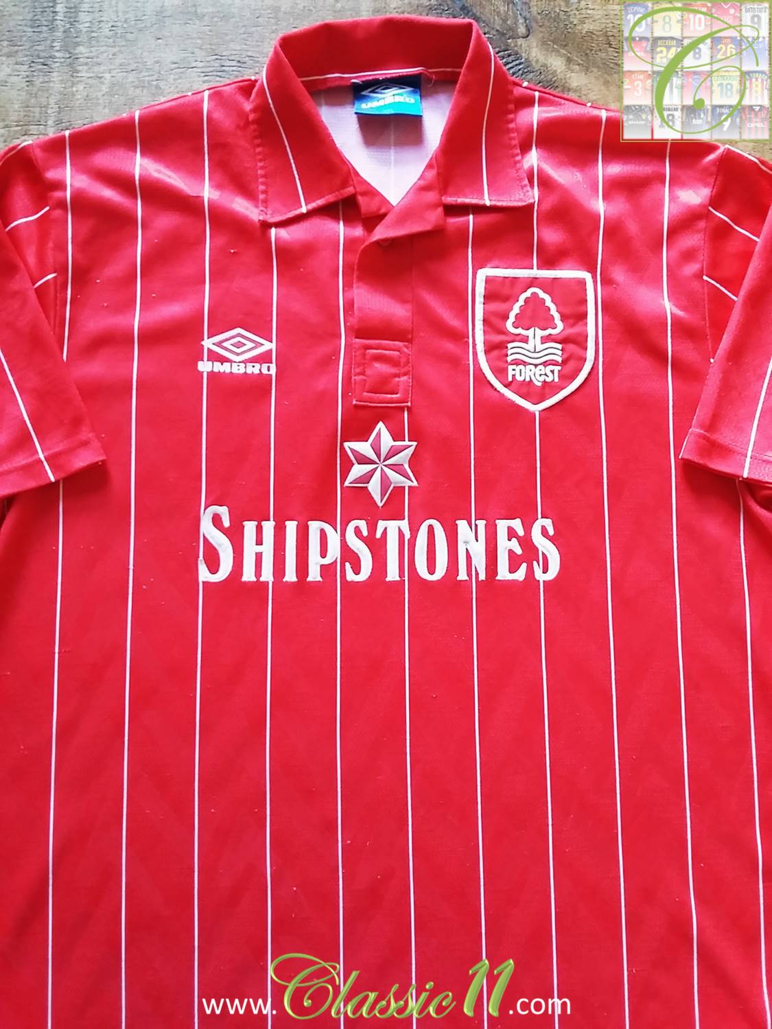 maillot de foot nottingham forest domicile 1992-1994 rétro