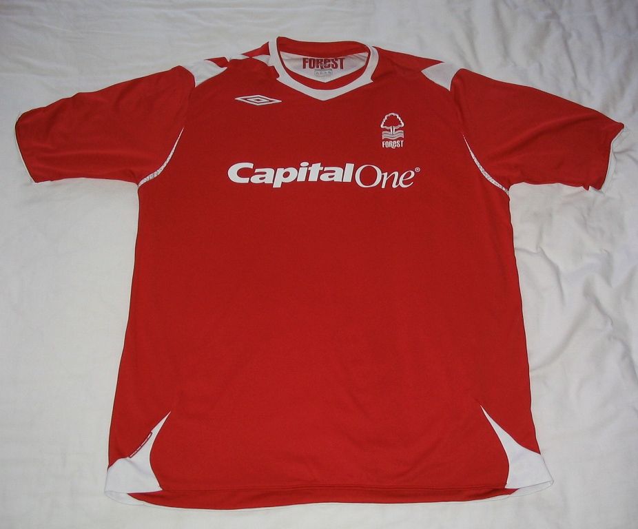 maillot de foot nottingham forest domicile 2006-2007 rétro