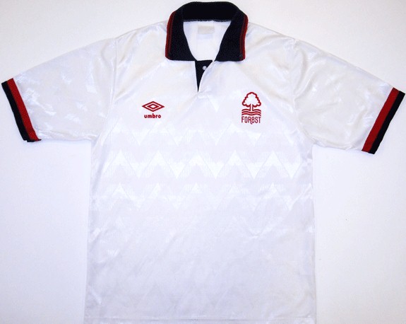 maillot de foot nottingham forest exterieur 1989-1991 rétro