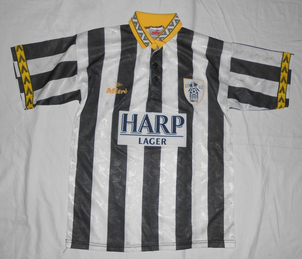 maillot de foot notts county domicile 1994-1996 rétro