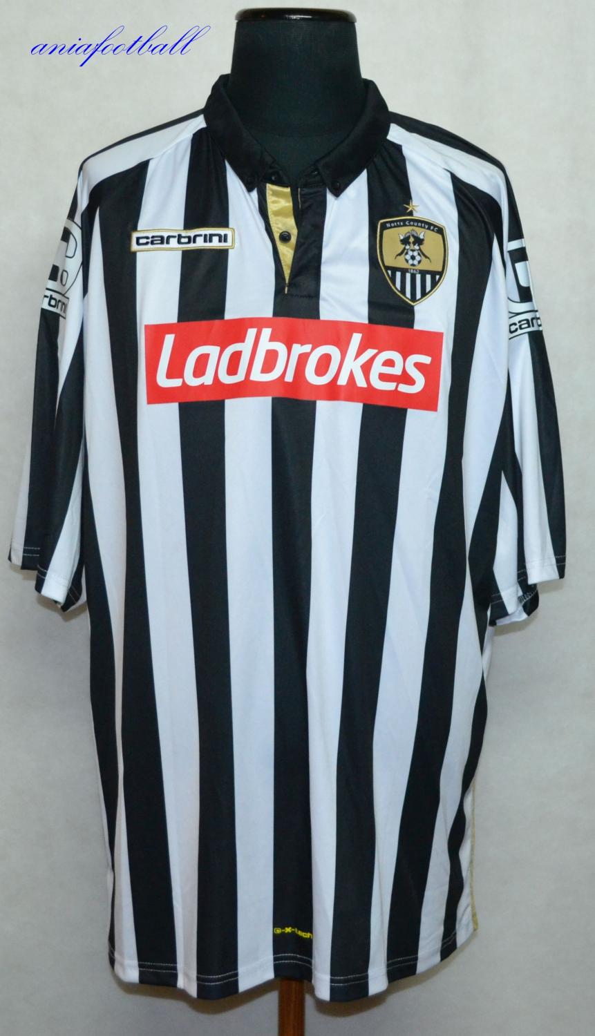 maillot de foot notts county domicile 2015-2016 rétro