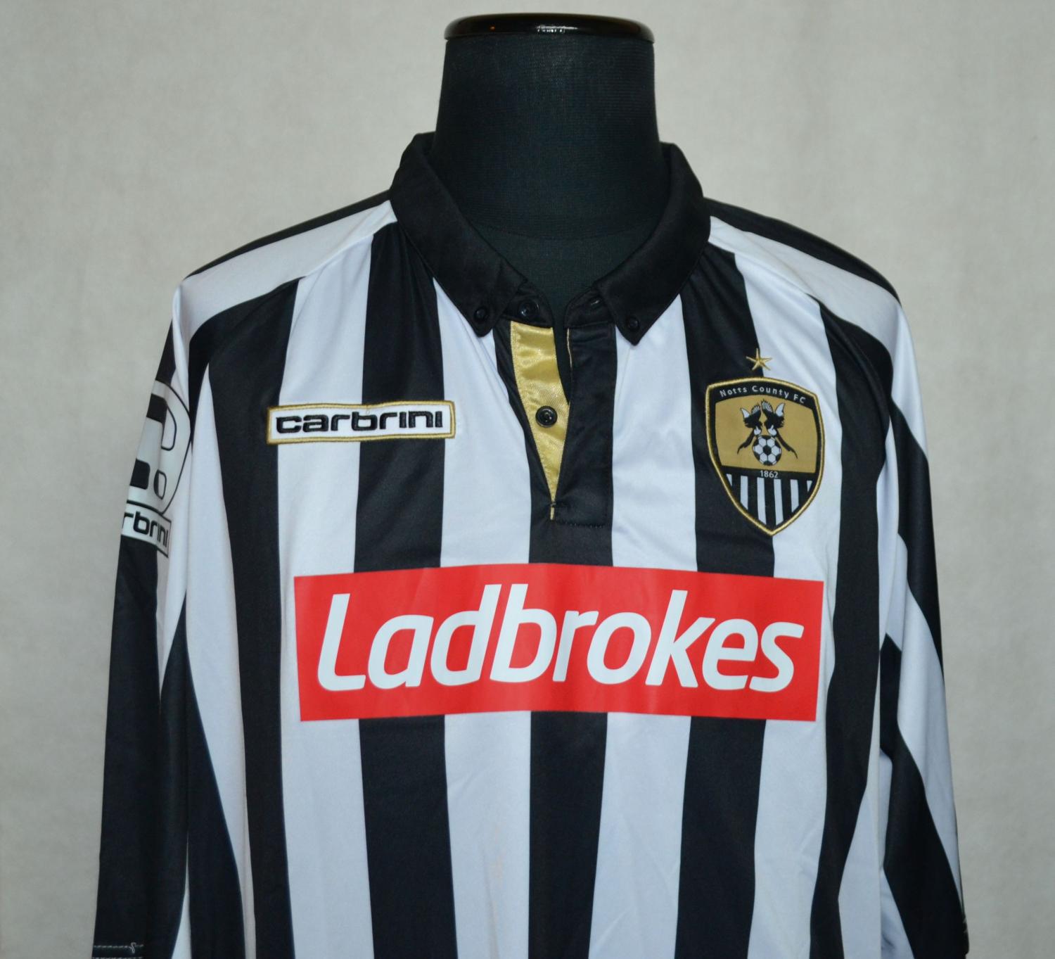 maillot de foot notts county domicile 2015-2016 rétro