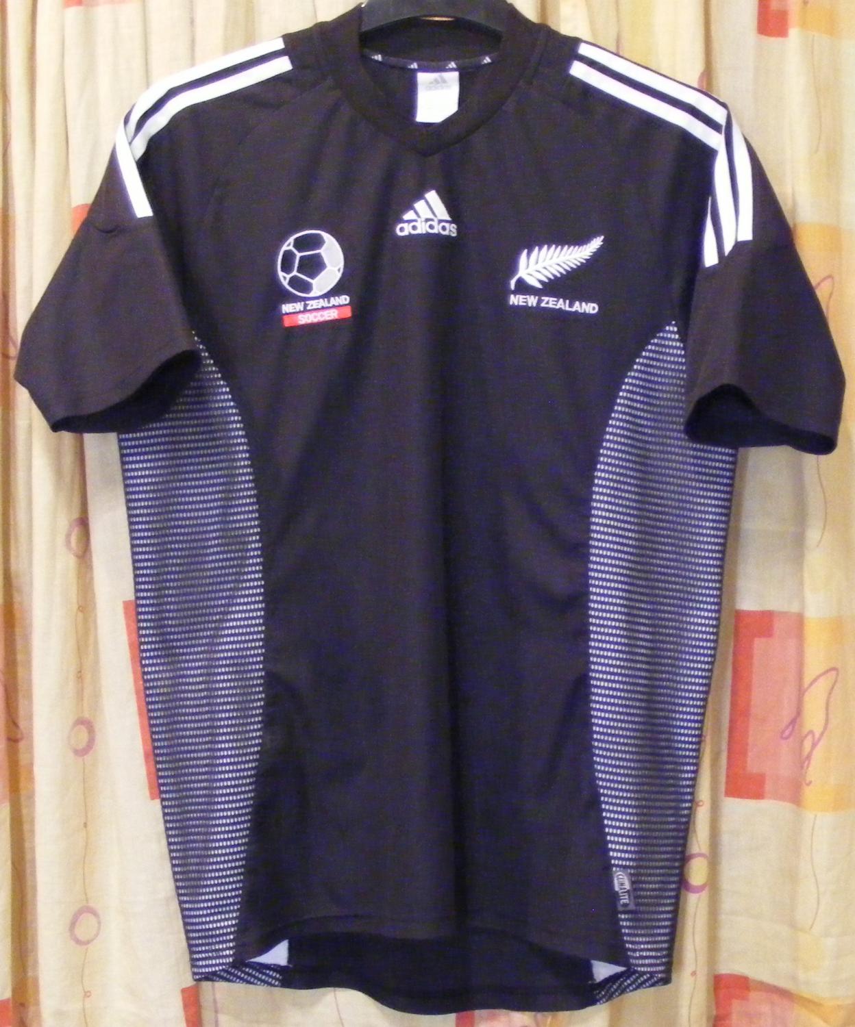maillot de foot nouvelle-zélande exterieur 2002-2004 pas cher