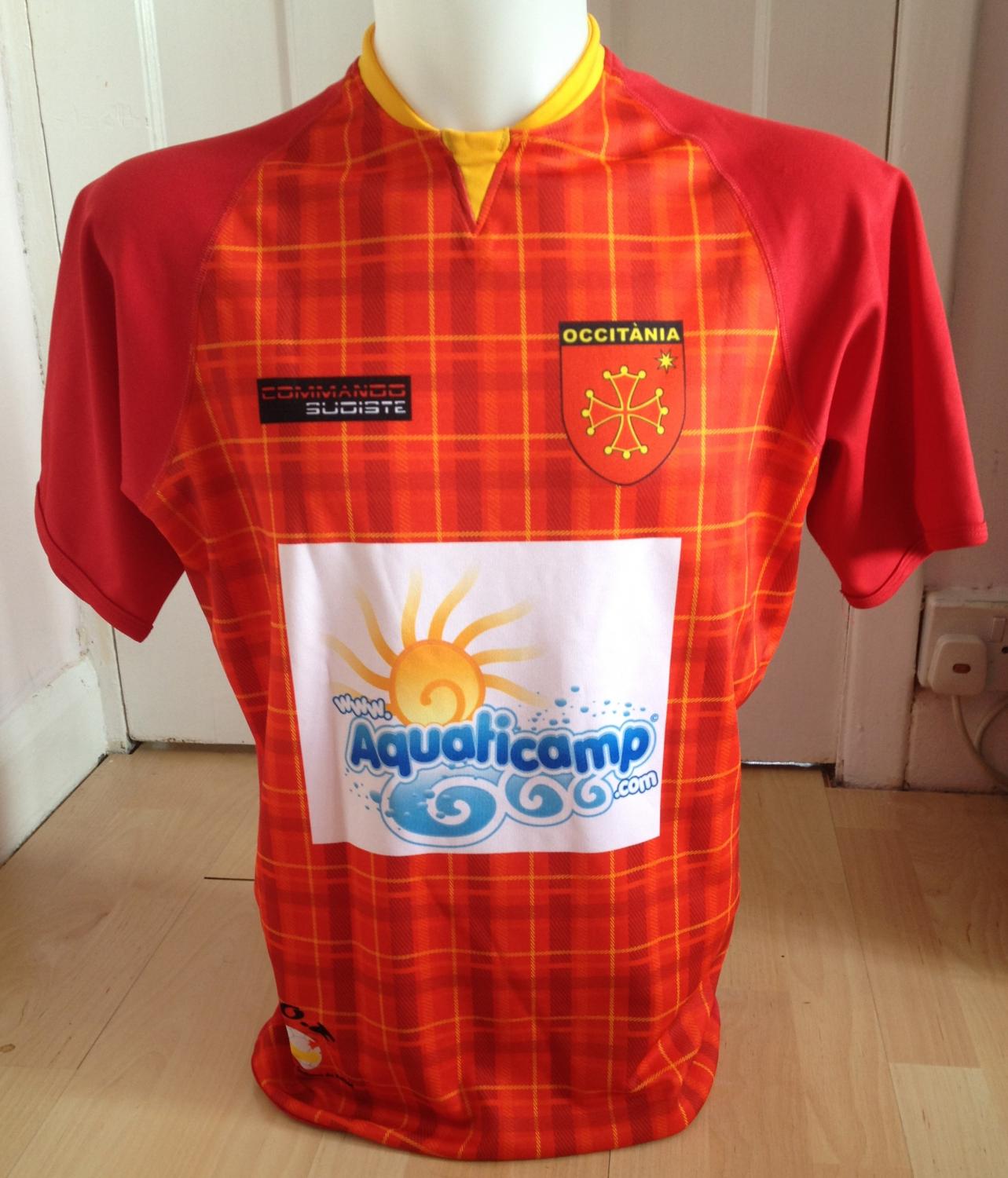 maillot de foot occitanie domicile 2009-2010 rétro