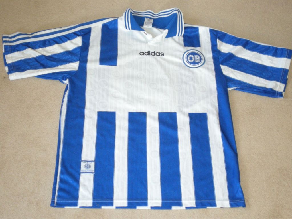 maillot de foot odense boldklub domicile 2000-2001 rétro