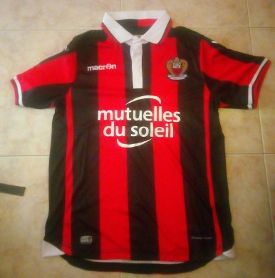 maillot de foot ogc nice domicile 2016-2017 rétro