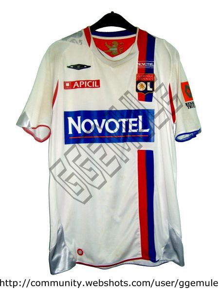 maillot de foot ol domicile 2006-2008 pas cher